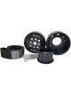 Proflow Pulley Kit, Billet, Black Gilmer Drive, belt SB Chevrole