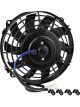 Proflow Electric Fan, Cooling Curved Black Single, 7 in. Diameter, R