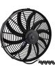 Proflow Electric Fan, Cooling Curved Black Single, 16 in. Diameter,