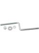 Proflow Air Cleaner Stud Offset 6in. 1/4-20 with Wing Nut