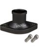 Proflow Water Neck, Billet Aluminium, Black Anodised, Straight Up