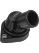 Proflow Water Neck, Billet Aluminium, Swivel Black Anodised, 45 D
