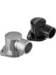 Proflow Water Neck, Billet Aluminium, Black Anodised, 90 Degree,