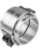 Proflow Tubing Coupler, Quick Release Clamp Assembly, Silver Anodis