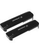 Proflow Ignition Coil Covers, LS, Fabricated Aluminium, Black Powde