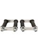 Proflow Leaf Shackle Kit, Rubber Bushings, 1, 3/4in., chrome