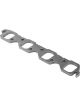 Proflow Header Extractor Flanges, Steel, 3/8 in. Thick, SB Chev