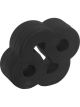 Proflow Exhaust Hanger 60mm 2 x 10mm Holes, Black