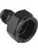 Proflow Female Adaptor -08AN To -06AN Male Reducer, Black