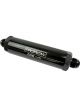 Proflow Oil Filter Billet Aluminium In-Line Black, Stainless Element