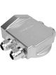 Proflow Remote Oil Filter Mount Billet Silver, Small Filter -10 AN