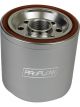 Proflow Oil Filter, Billet Aluminium Spin-on Silver Performance 20mm