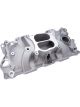Proflow Intake Manifold AirDual Aluminium Natural Spread Bore For SBC