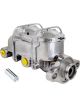 Proflow Master Cylinder, Cast Iron, Chrome, 1.1.25in. Bore, Dual