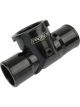 Proflow Radiator Hose Filler, Inline, Billet Black, 1.5 in./1.5 in.