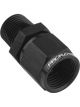 Proflow Female Adaptor -10AN Straight Swivel To 1/2in. NPT, Bl