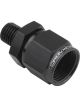 Proflow Female Adaptor -08AN Straight Swivel 12mm x 1.50, Bla