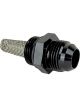 Proflow Fitting Straight Adaptor -12AN O-Ring Port, Black With