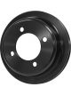 Proflow Crank Pump Pulley, V-Belt, 1-Groove, Aluminium Black Ford