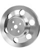Proflow Billet Water Pump Pulley V-Belt 1-Groove Aluminium Silver