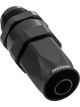 Proflow Male Hose End -10AN To -10AN Hose End Straight, Black