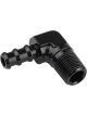 Proflow 90 Degree 1/4in. Barb Male Fitting To 1/8in. NPT, Black
