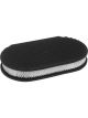 Proflow Air Filter Assembly Black Fins Oval 15 x 2