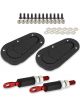 Proflow Bonnet Hood Pins, Plush Flush, Aluminium Pins, Locking, 4.96