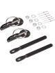 Proflow Bonnet Hood Pins, Quick Release, Aluminium, Black, Kit
