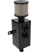 Proflow Oil Breather 1 Lt Tank, Catch Can, Square Aluminium, Black,