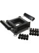 Proflow Fuel injection Conversion Plate, Billet Aluminium Black 4