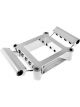 Proflow Fuel injection Conversion Plate, Billet Aluminium Natural