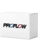 Proflow Transmission Oil Cooler, Plate & Fin, black powder coated, 1