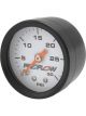 Proflow Fuel Pressure Gauge 0-30PSI Black / White Face 40mm