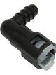 Proflow Fuel Line Connectors, Nylon 3/8in. Female QR 90 Degree To