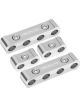 Proflow Billet Aluminium Ignition Lead Wire Looms Silver Suit 8.8mm