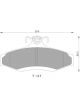 Bosch Brake Pad Rear Set