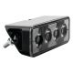 Ignite LED Angled Worklamp Flood Beam 70 9-36V 24W 6 Leds Black