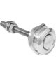 Proflow Quick Release Pro Latch Fastener, Micro Aluminium, Polished,