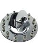 Proflow Fuel Cell, Tank Flush Mount Cap 12 bolt Black Aluminium Ca