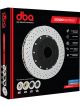 DBA Rotor Cross-Drilled & Dimpled 5000 Series Silver