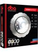 DBA Rotor Cross-Drilled & Dimpled 5000 Series Silver