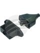 Britax Connector Flush Mnt 3 Pin 20A Flush Mount Plug & Socket Britax