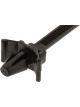 Jaylec Pkt100 Cable Tie 202mm X 4.7mm Black Push Mount Uv & Heat Res