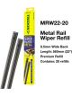 Tridon Wiper Blade Refill Metal Rail Wide Back 20 Pack 560mm 22In