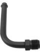 Aeroflow 90Â° Holley / Stromberg Inlet Fitting Black 1/2