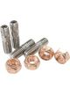 Aeroflow Turbo Stud & Nut Kit M10X1.5Mm