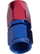 Aeroflow 100/150 Series Straight Hose End -8AN Blue/Red [25 Pack