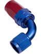 Aeroflow 100 Series Taper 90 Degree Hose End -6AN Blue/Red [25 Pack