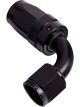 Aeroflow 100 Series Taper 90 Degree Hose End -8AN Black